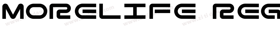 Morelife Regular字体转换
